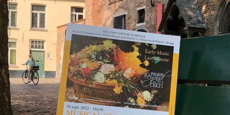 Concert van jonge klavecimbelvirtuozen op 18 september 2022 in Brugge